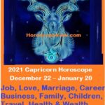 Capricorn Horoscope 2021