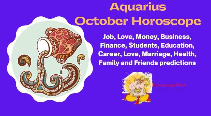 Aquarius October 2023 Horoscope