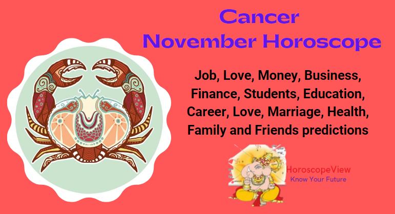 Cancer November horoscope