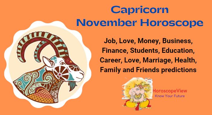 Capricorn November 2022 horoscope