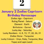 January 2 Zodiac Capricorn
