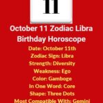 October 11 Zodiac Libra