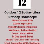 October 12 Zodiac Libra