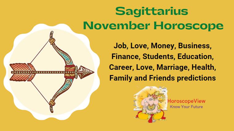 Sagittarius November horoscope