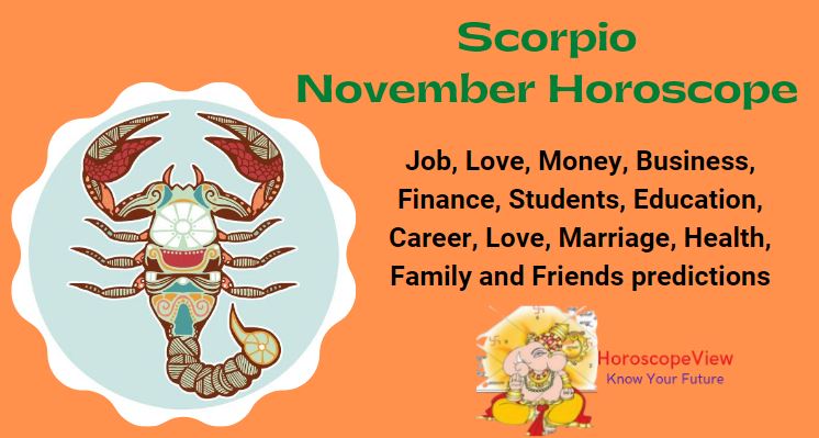 Scorpio November 2022 horoscope