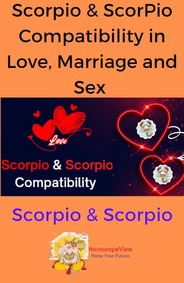 Scorpio and Scorpio zodiac compatibility