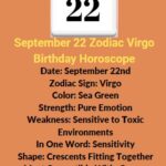 September 22 Zodiac Virgo