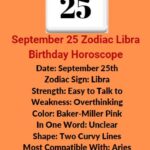 September 25 Zodiac Libra