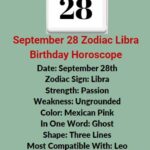 September 28 Zodiac Libra