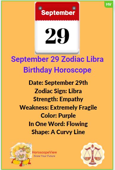 September 29 Zodiac Libra