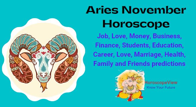 Aries November horoscope