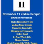 November 11 Zodiac