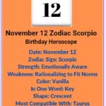 November 12 Scorpio