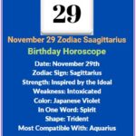 November 29 Zodiac Sagittarius