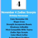 November 4 zodiac