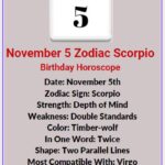 November 5th zodiac