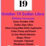 What is the Zodiac Sign for October 19