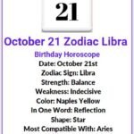 October 21 Zodiac Libra