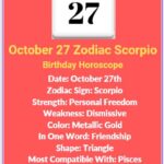 October 27 Zodiac