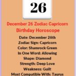 December 26 Zodiac