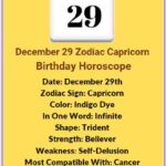 December 29 Zodiac