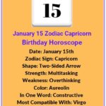 January 15 zodiac