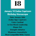 January 18 zodiac