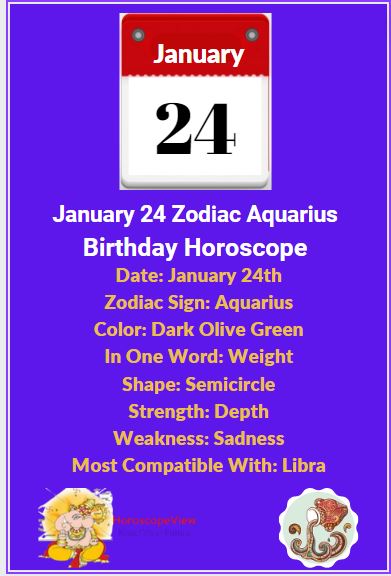 January 24 zodiac