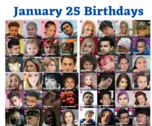 25 January Birthday & What is Special On this Day Jan 25?