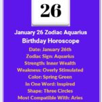 January 26 zodiac