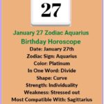 January 27 zodiac