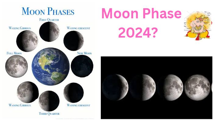 Moon Phases 2024 New Moon Full Moon First Quarter Moon 