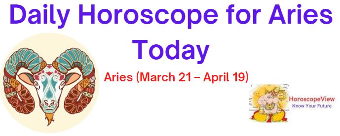 daily horoscope for Aries today
