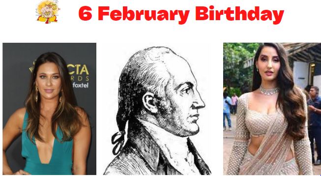 6 February birthday