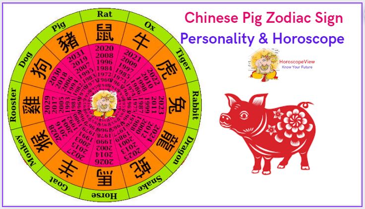 Chinese Pig zodiac sign