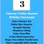 zodiac february 3