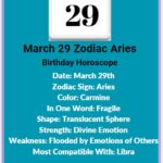 March 29 personality