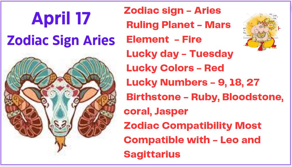 Born April 17th? Your Zodiac Sign is Aries