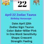April 22 Zodiac sign taurus
