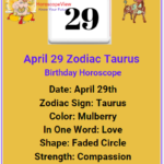 April 29 Zodiac Taurus