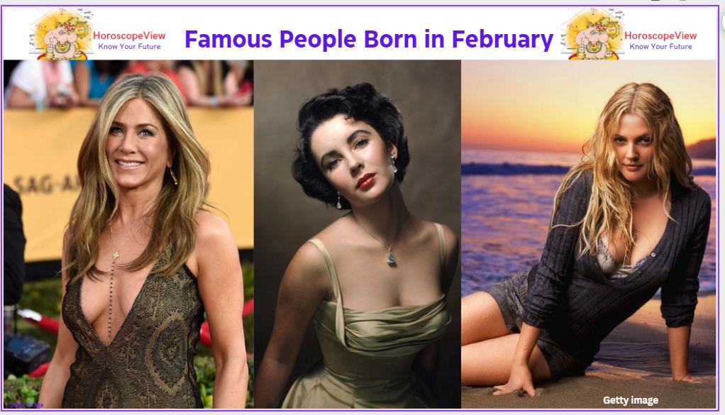 February Celebrities