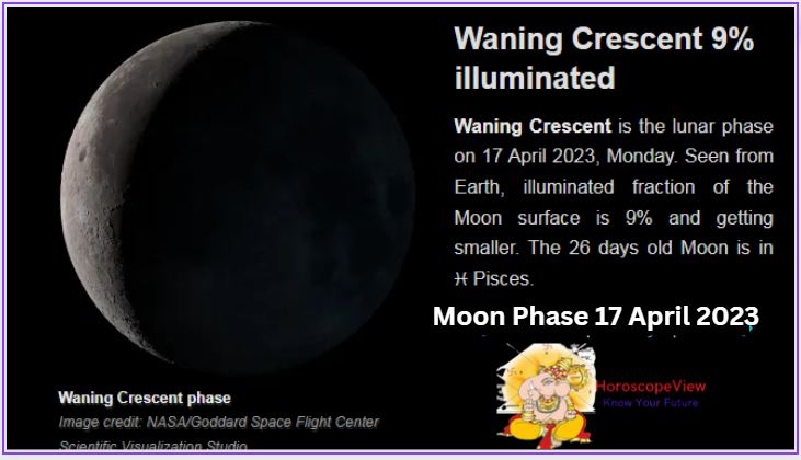 Moon Phase Today April 17 2022