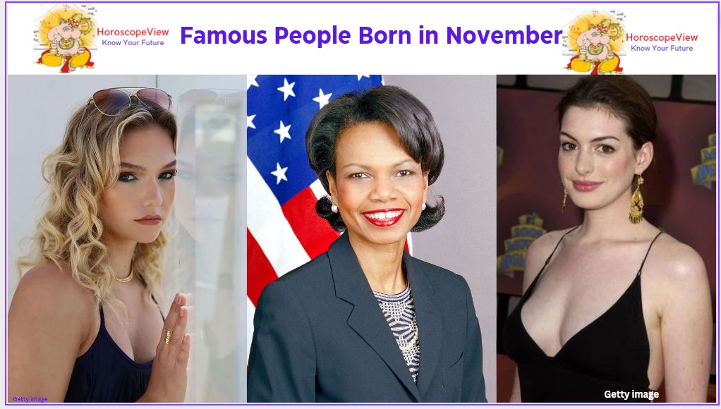 November Celebrities