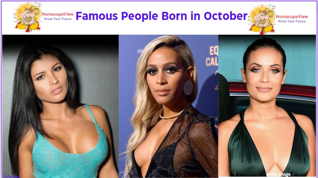 October Celebrities