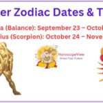 The zodiac sign of October