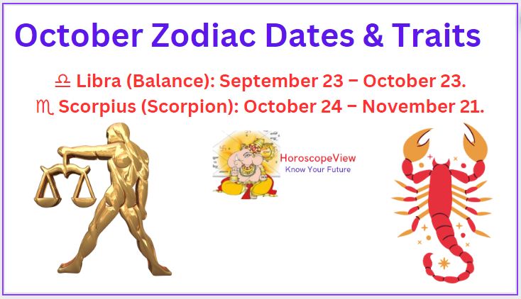 The zodiac sign of October