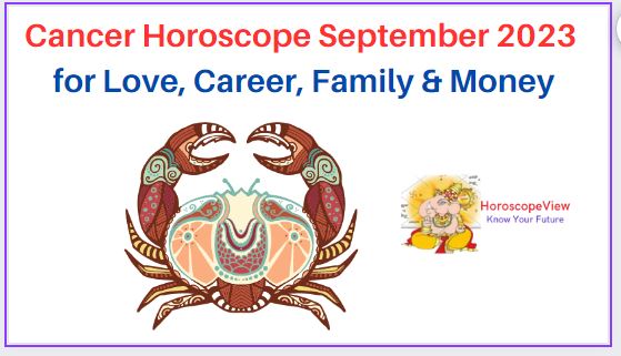 Cancer September 2023 Horoscope