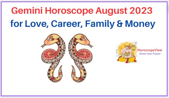 Gemini August 2023 Horoscope