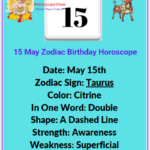 May 15 Zodiac Taurus