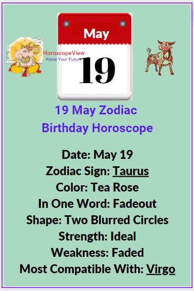 May 18 zodiac